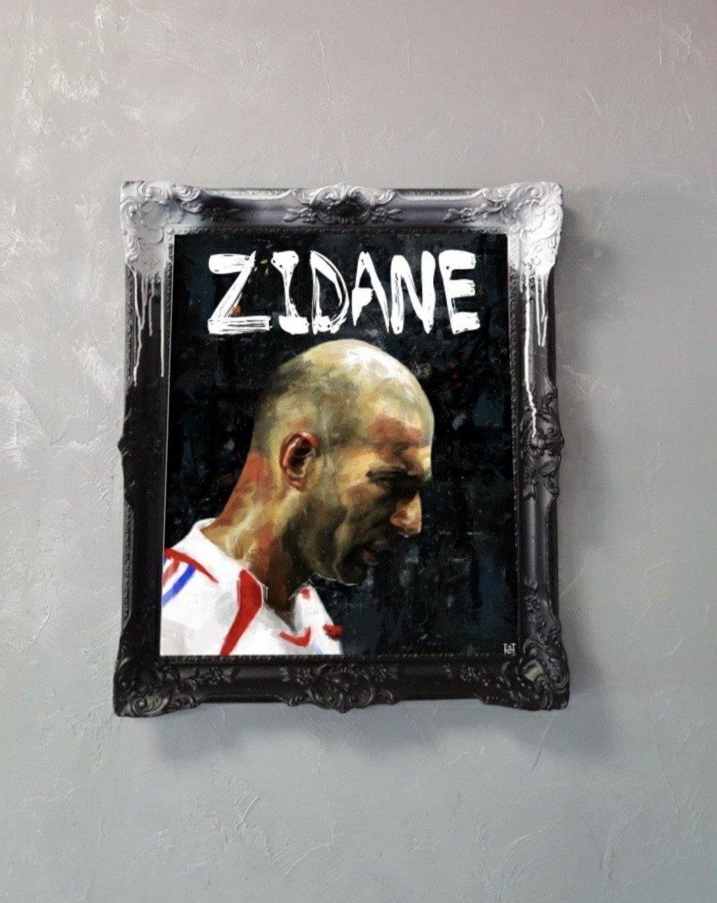 Zidane Framed Art - GIMMEHOOP