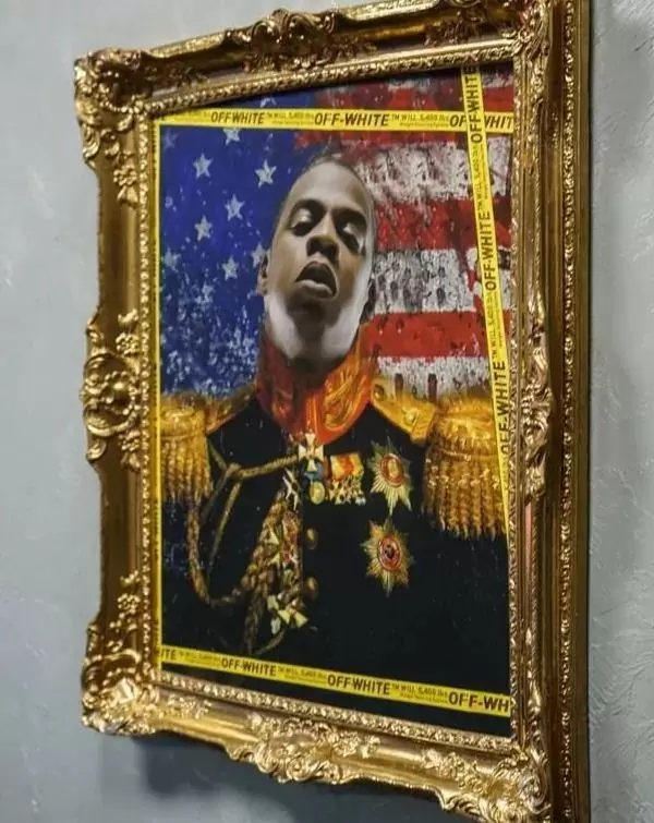 jayz2_e7e99eb0-c58b-4c50-b9df-ebd888fdcd79 Jay Z // Off White Framed Art - GIMMEHOOP
