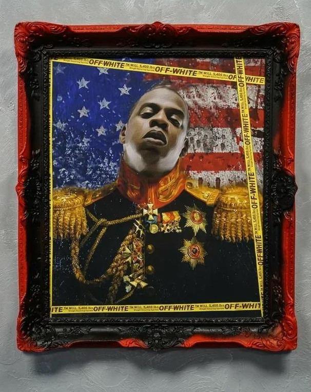 Jay Z // Off White Framed Art - GIMMEHOOP