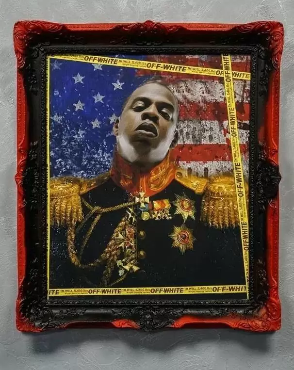 jayz4_d82e9488-a746-46c2-ac23-d2b84b0fadb5 Jay Z // Off White Framed Art - GIMMEHOOP